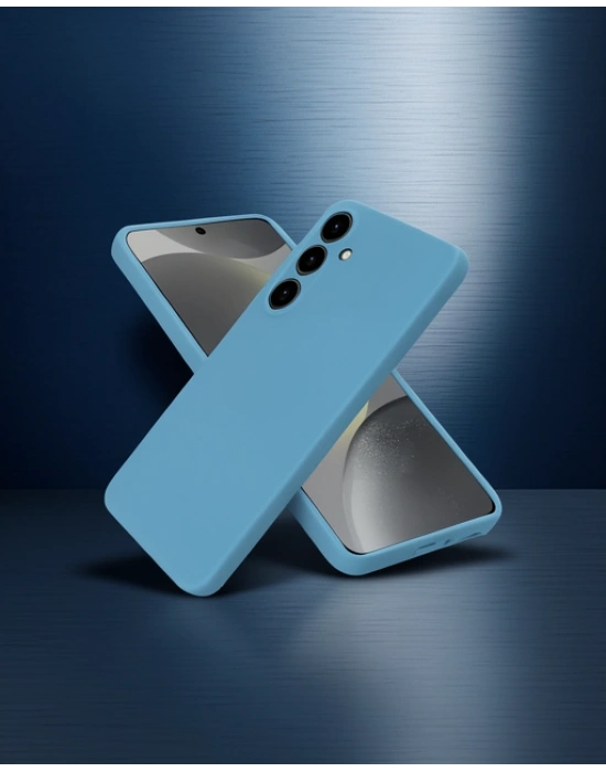 Samsung Galaxy A26 Kılıf First Silikon - Mavi
