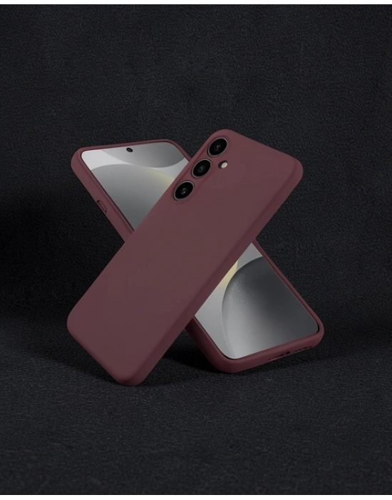 Samsung Galaxy A26 Kılıf First Silikon - Mürdüm