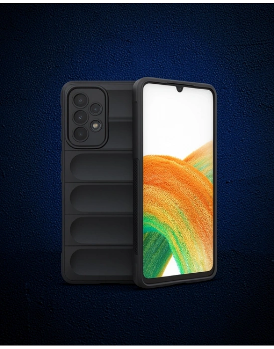 Samsung Galaxy A33 5g Kılıf Optimum Silikon - Siyah