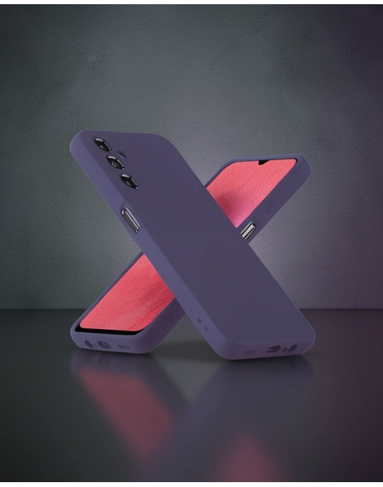 Samsung Galaxy A34 5g Kılıf First Silikon - Mor