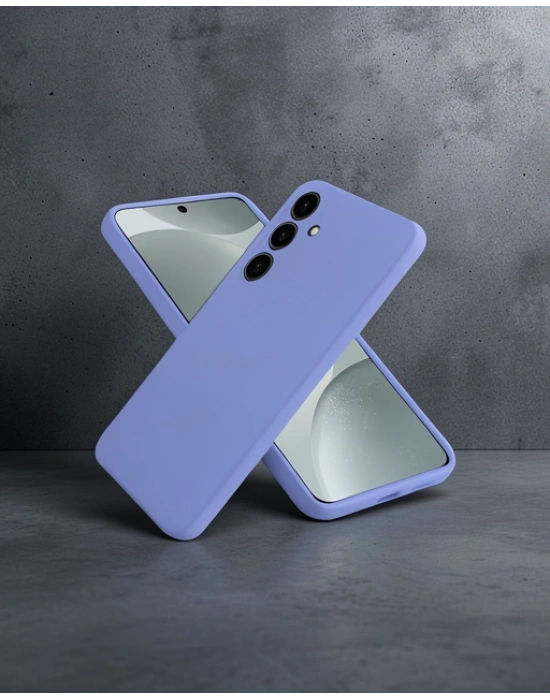 Samsung Galaxy A36 Kılıf First Silikon - Lila