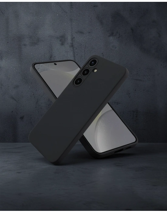 Samsung Galaxy A36 Kılıf First Silikon - Siyah