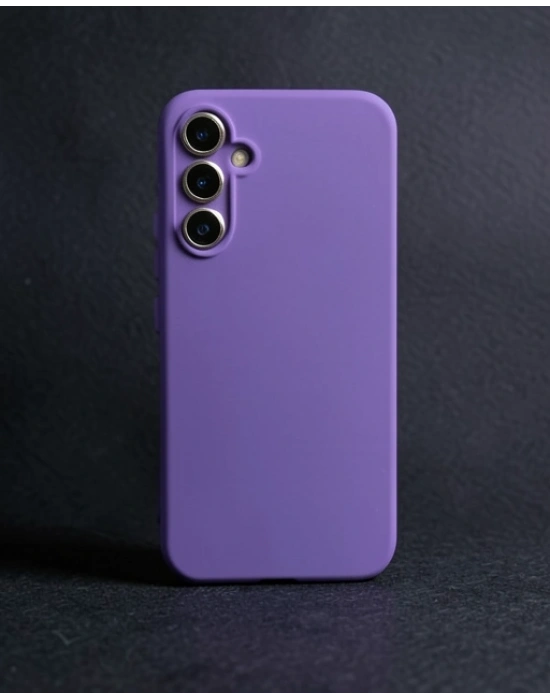 Samsung Galaxy A54 5g Kılıf First Silikon - Mor