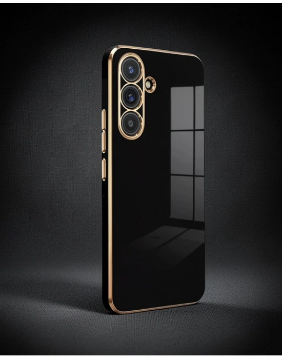 Samsung Galaxy A56 Kılıf Volet Silikon - Siyah