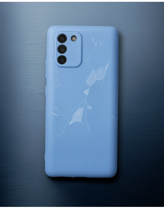 Samsung Galaxy A91 / S10 Lite Kılıf First Silikon - Mavi