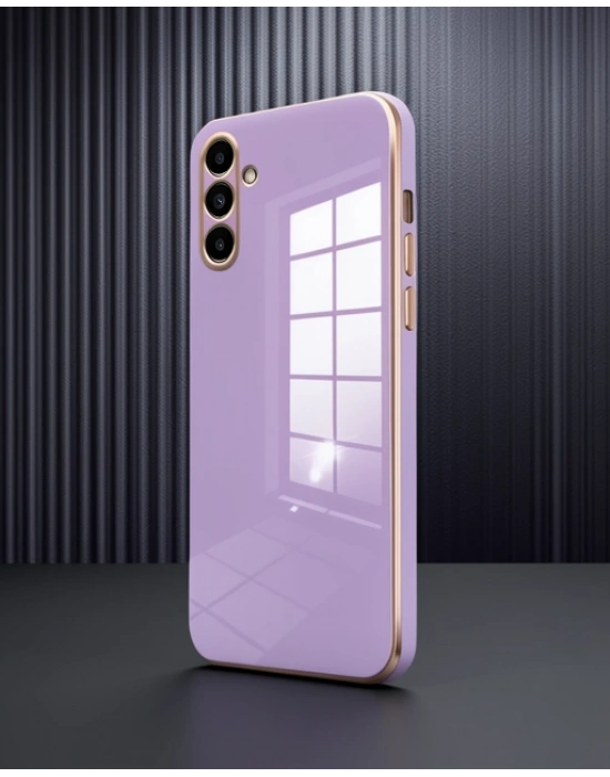 Samsung Galaxy M15 Kılıf Volet Silikon - Mor