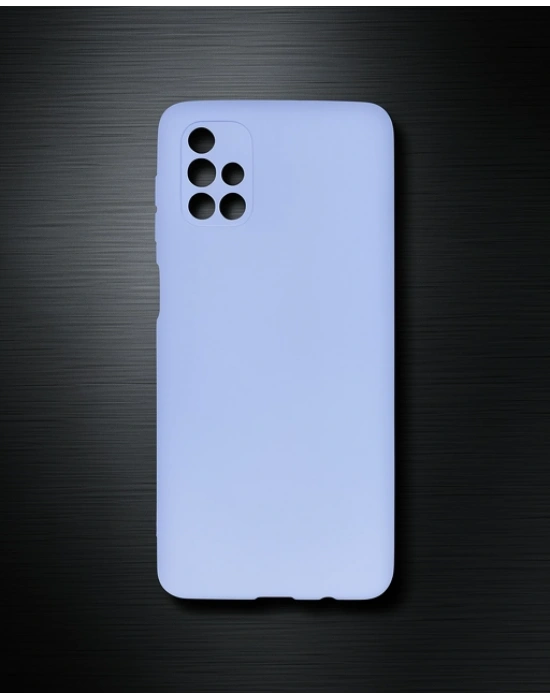Samsung Galaxy M51 Kılıf First Silikon - Lila