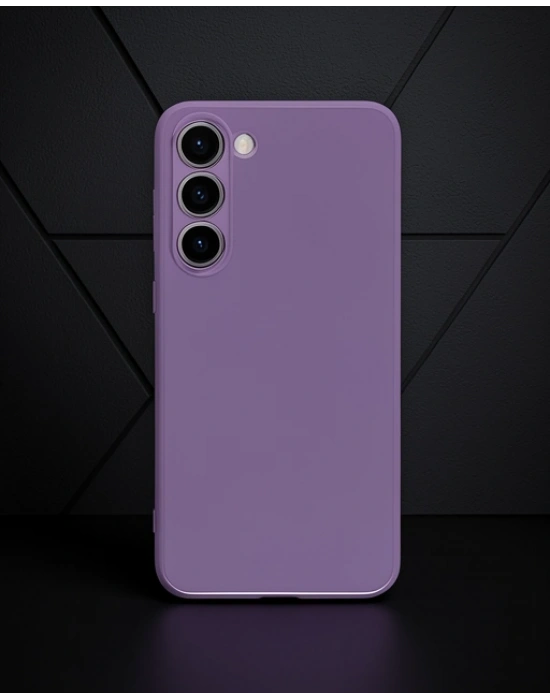 Samsung Galaxy S23 Kılıf Volet Silikon - Mor