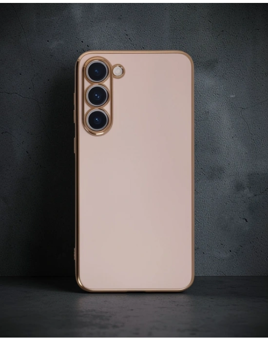 Samsung Galaxy S23 Kılıf Volet Silikon - Pembe