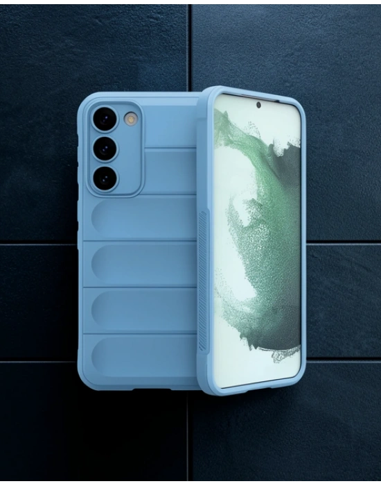 Samsung Galaxy S23 Plus Kılıf Optimum Silikon - Sky Blue