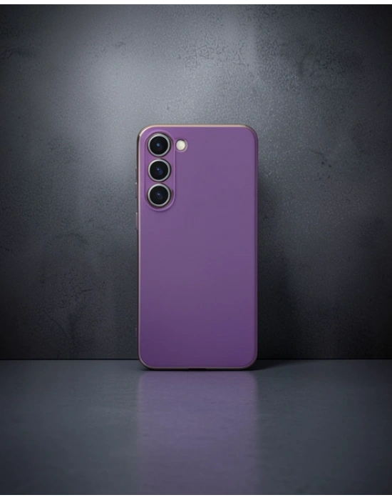 Samsung Galaxy S23 Plus Kılıf Volet Silikon - Mor