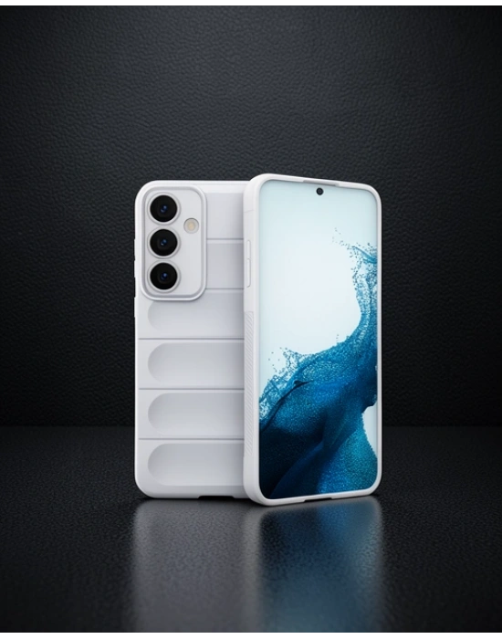 Samsung Galaxy S24 Kılıf Optimum Silikon - Krem