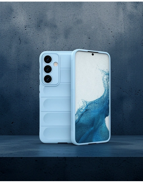 Samsung Galaxy S24 Kılıf Optimum Silikon - Sky Blue