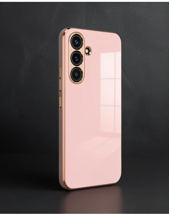 Samsung Galaxy S25 Plus Kılıf Volet Silikon - Pembe