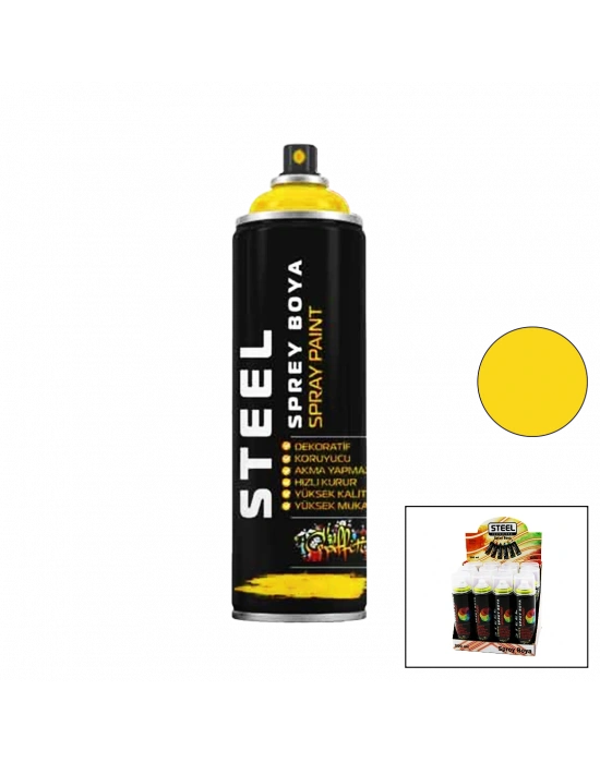 Sarı Metal Sprey Boya 200 ml