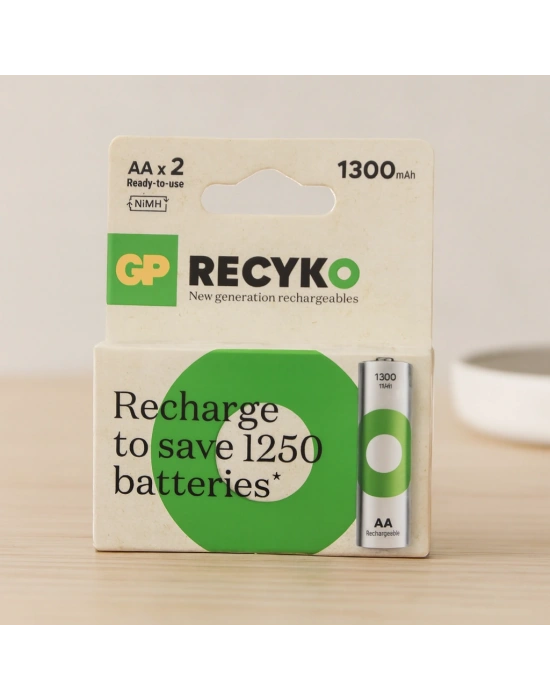Şarjlı AA Kalem Pil 1300mAh