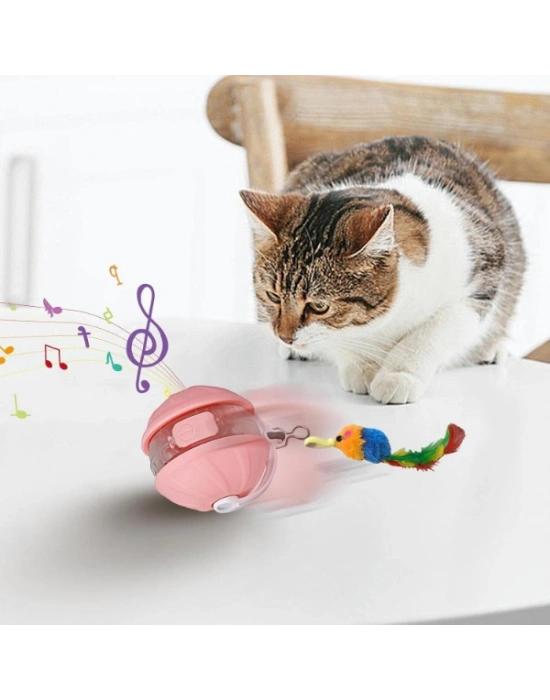 Şarjlı Hareketli Kedi Topu Oyuncak