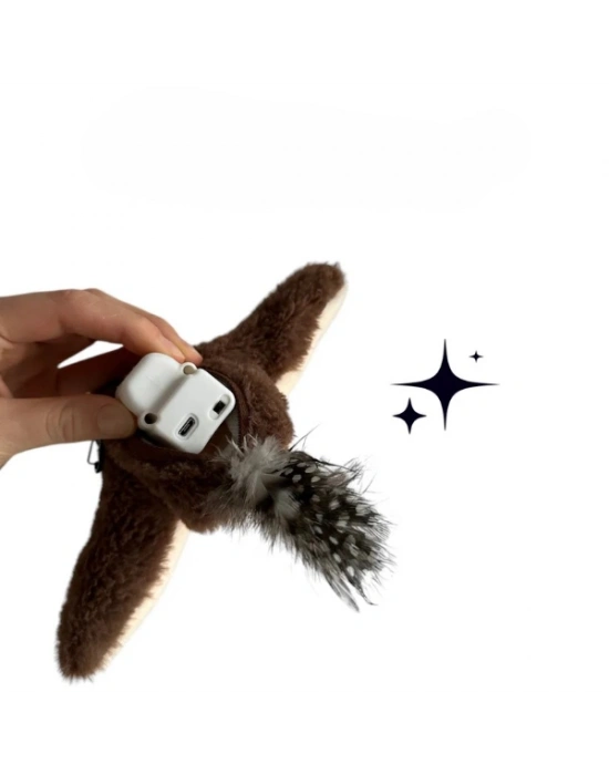 Şarjlı Peluş Uçan Kuş Oyuncak