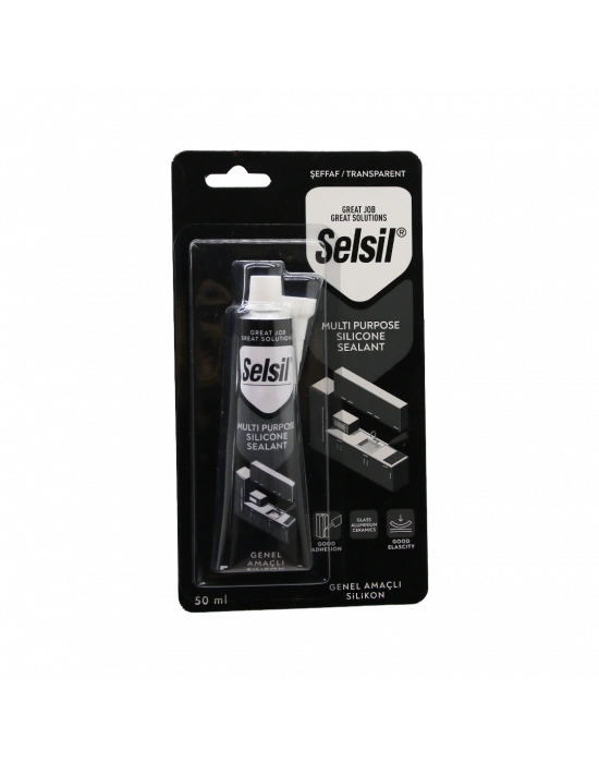 Şeffaf Genel Amaçlı Tüp Silikon 50ml