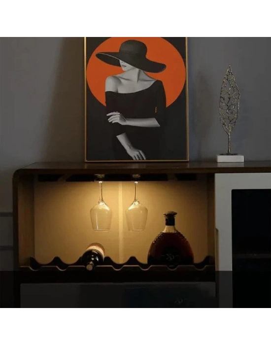 Sensörlü Uzun LED Işık - Mıknatıslı - Şarjlı - 50 cm