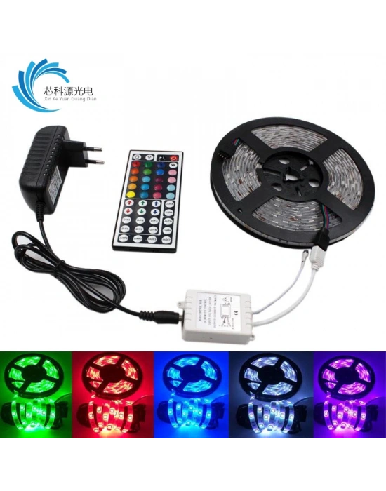 Şerit Led 5 Metre Kumandalı Animasyonlu RGB