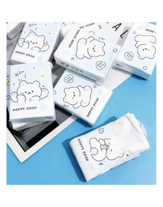 Sevimli Figürlü Çocuk Mendili 9lu Paket