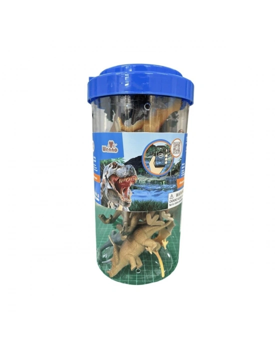 SH-6434 13PCS Dinozorlar 2LİTRE Kovada