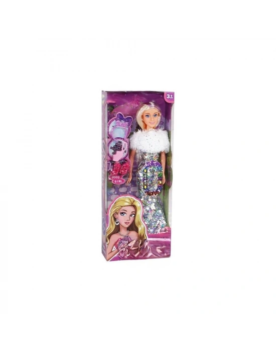 SH40688 Kut.princess Pullu Kıyafet Bebek