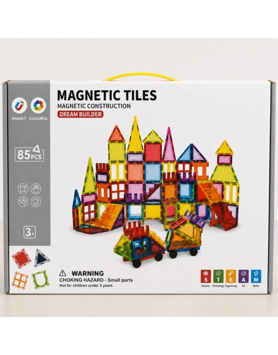 SH40762 85 Parça Magnet Stan. Seri Renkli Blok