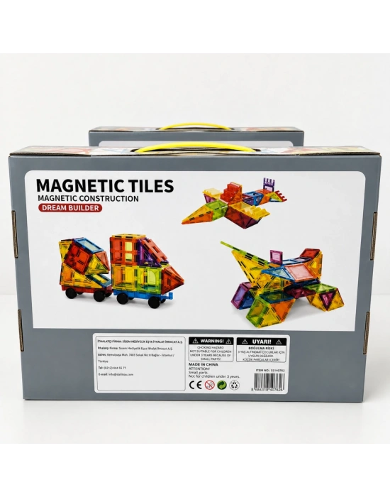 SH40762 85 Parça Magnet Stan. Seri Renkli Blok