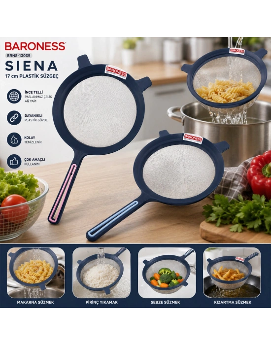 Siena 17CM Plastik Süzgeç