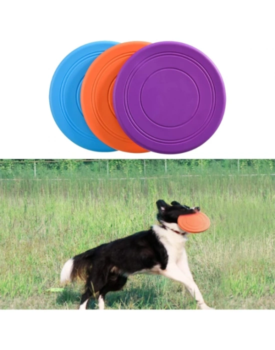 Silikon Frizbi Köpek Oyuncağı