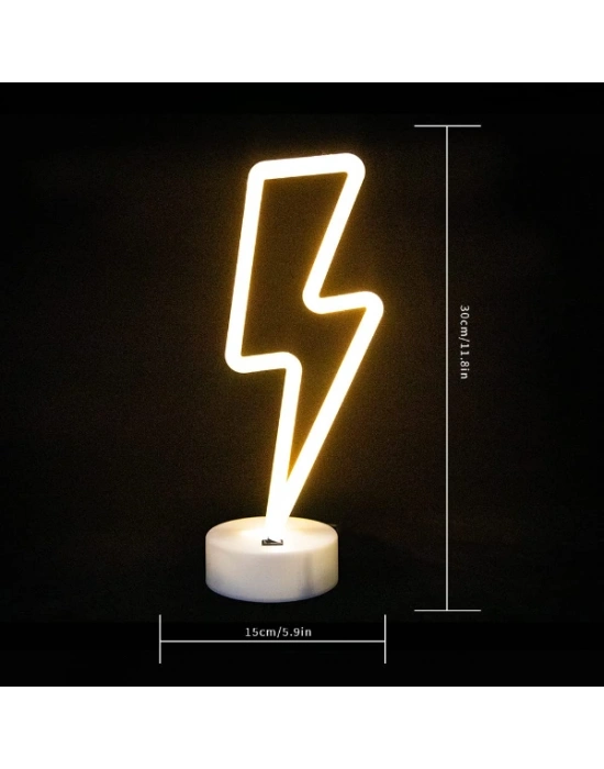 Şimşek Neon LED Lamba
