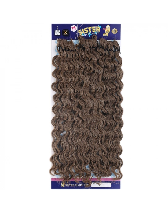 Sister Afro Dalgası Saç - Açık Kahve 8