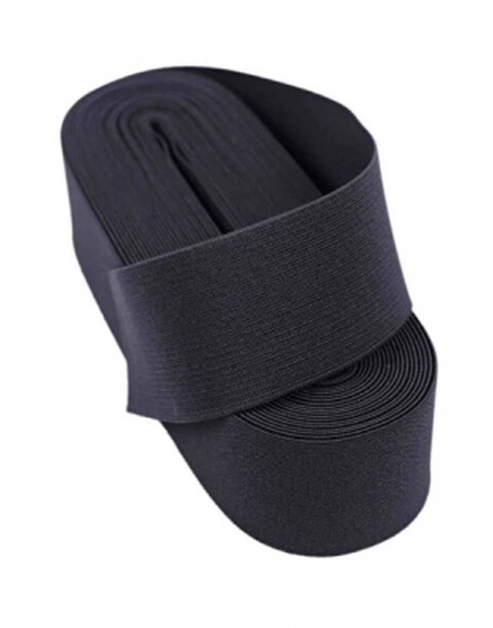 Siyah - 3CM Paça Lastik Geniş 10MT.