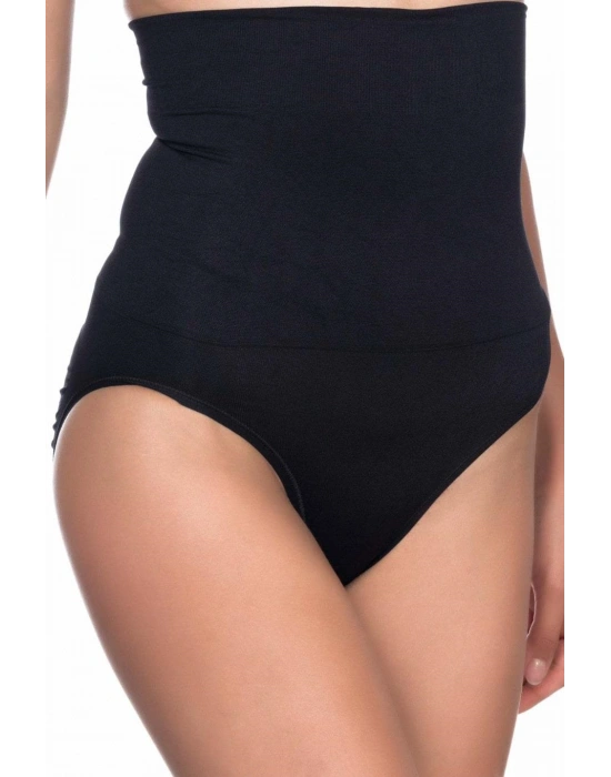 Siyah Yüksek Bel Double Slip Korse