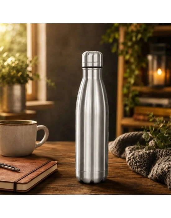 SN-25713 Şişe Tipi 500 Ml. Paslanmaz Çelik Termos