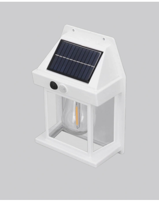 Solar Sensörlü Dış Mekan Lamba 3 Işık Modlu ve IP65 Dayanıklı