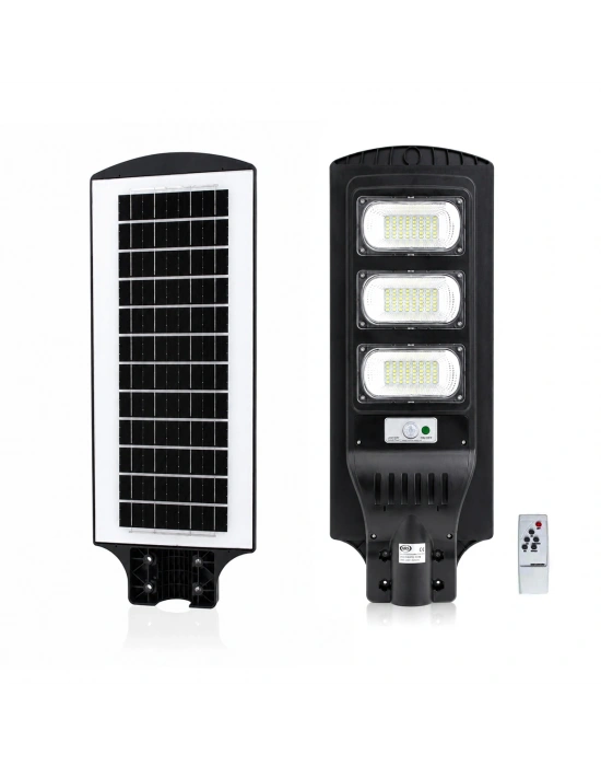 Solar Sokak Lambası 300W 6500K Sensörlü Kumandalı
