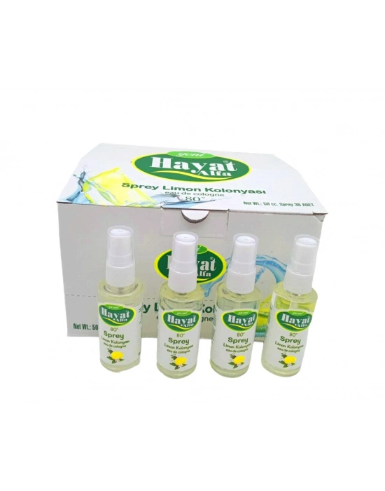 Sprey Kolonya - 50 ml - Limon Kolonyası - 80°