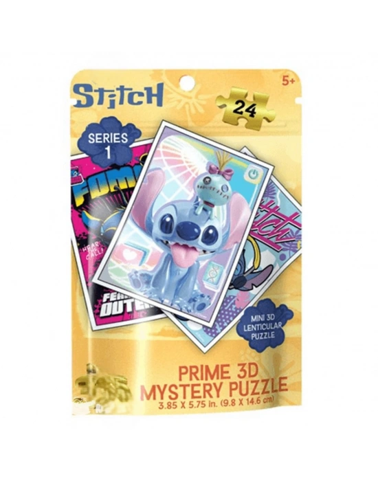 Stitch Seri 1 Prime 3D Mystery Puzzle 24 Parça