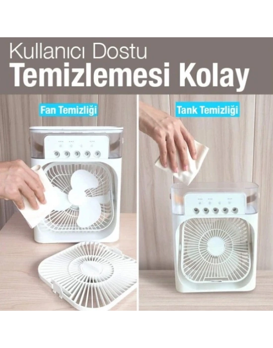 Su Hazneli Masa Vantilatörü