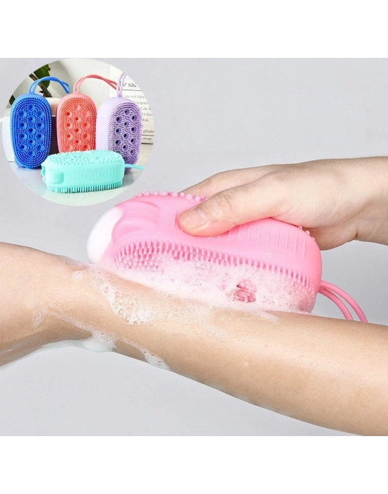 Süngerli Silikon Banyo Kesesi