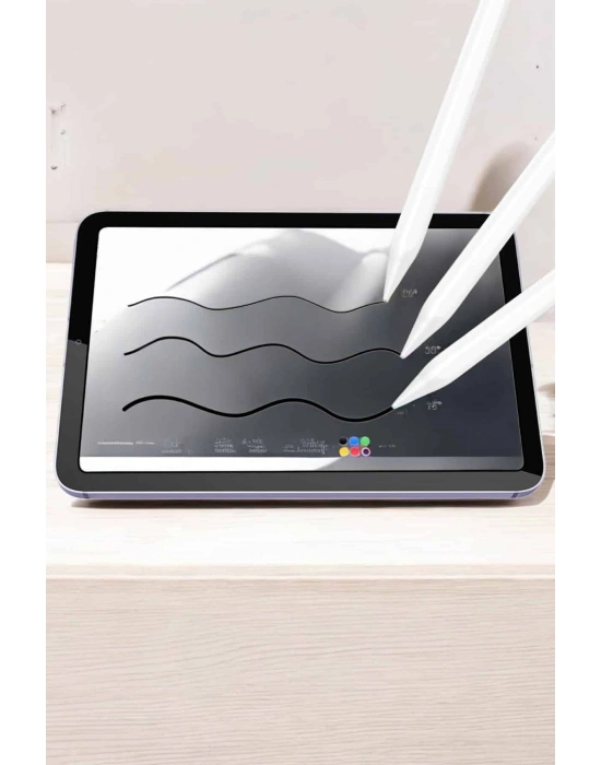 Tablet Kalemi iOS Android Windows Uyumlu Yedek Uçlu Universal Çizim Kalemi
