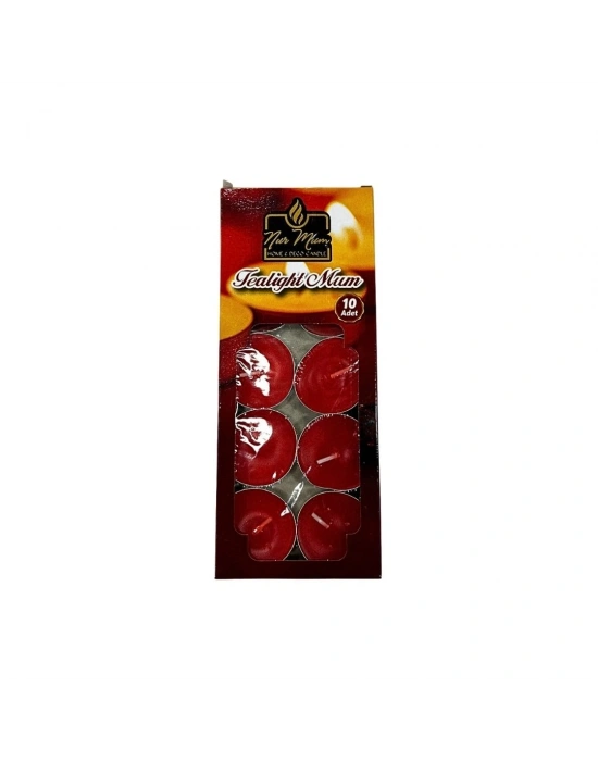 Tea Light Mum 10 gr Kokusuz 10lu