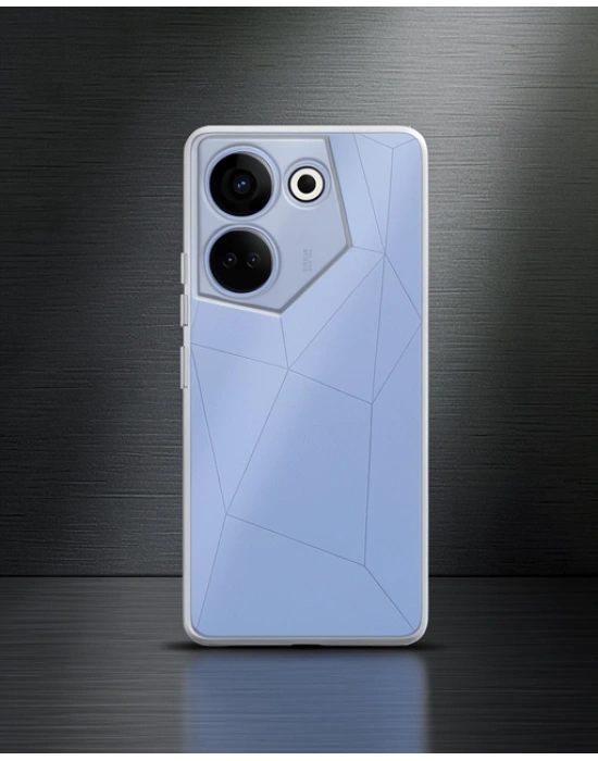 Tecno Camon 20 Pro 5g Kılıf Lüx Şeffaf Silikon