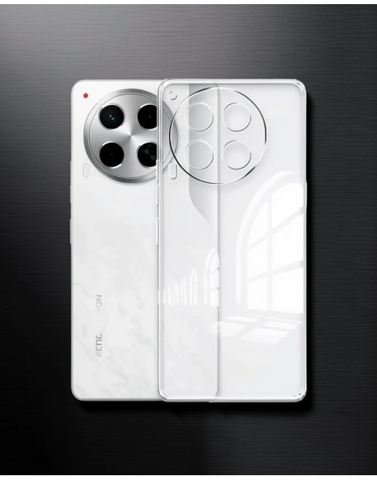Tecno Camon 30 Kılıf Lüx Şeffaf Silikon