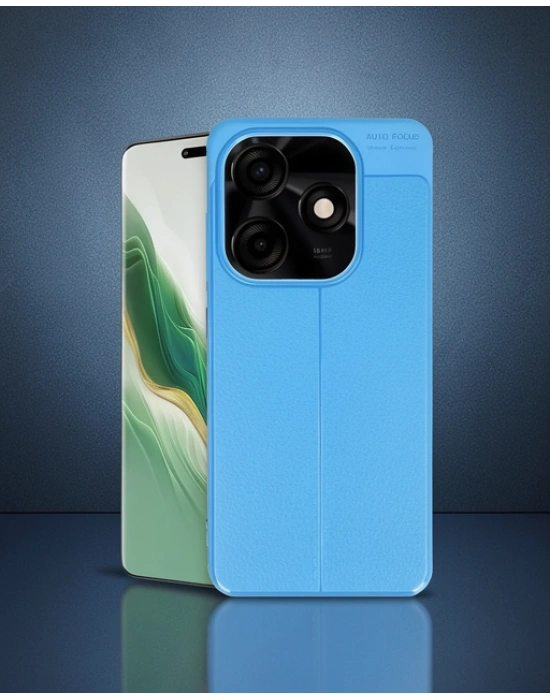 Tecno Spark Go 2024 Kılıf Auto Focus Kapak - Mavi