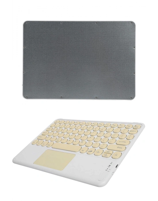 Touchpad Uyumlu Bluetooth Klavye Slim Kablosuz Wifi Q Klavye