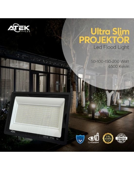 Ultra Slim Projektör Dış Mekan LED Işık